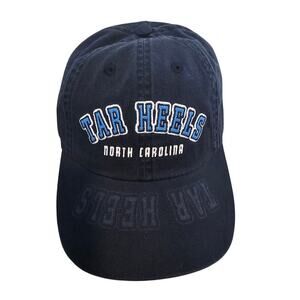 Vintage North Carolina Tar Heels Fitted Hat Cap Size 7 1/8 Blue UNC NCAA Retro